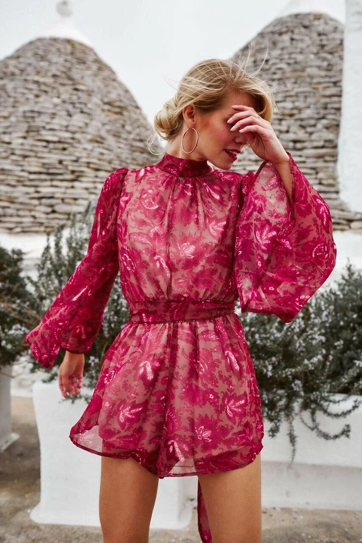 LORETA Cranberry Playsuit 7 LORETA Cranberry Playsuit