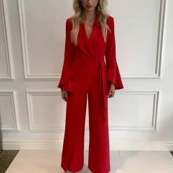 LORETA Clothing Gin & Tonic - Jumpsuit - RED