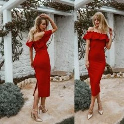 LORETA Clothing Leonardo Dress | Red