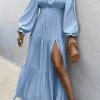 LORETA Loreli Maxi Dress (Sky Blue) 1 LORETA Loreli Maxi Dress (Sky Blue)