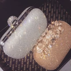 LORETA Crystal Clutch