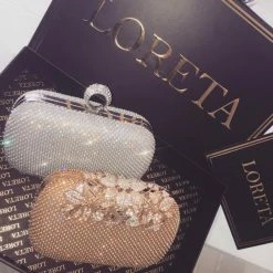 LORETA Crystal Clutch