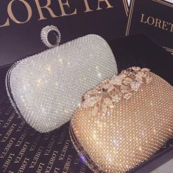LORETA Crystal Clutch