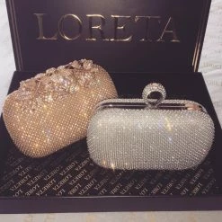 LORETA Crystal Clutch