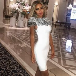 LORETA Clothing Pinot Dress | White