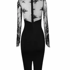 LORETA Glam Lace Dress Clothing