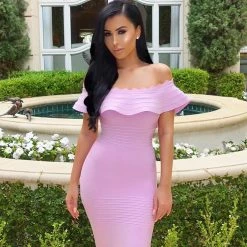 LORETA Clothing Leonardo Dress | Pink