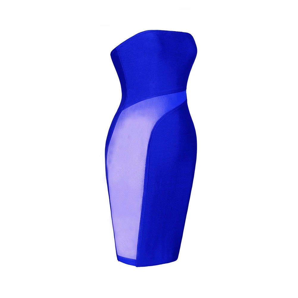 LORETA Blue Flame Dress Clothing 6 LORETA Blue Flame Dress Clothing