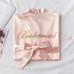 LORETA Clothing Bridesmaid & Bride Satin Robes