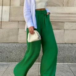 LORETA Byron Pants (Green) Clothing