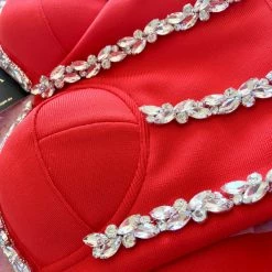 LORETA Persian Dress (Red) Clothing