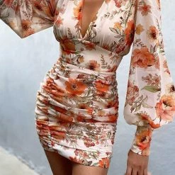 LORETA Clothing Grand Orange Mini Dress