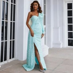 LORETA Lumi Evening Gown (Sky Blue) Clothing