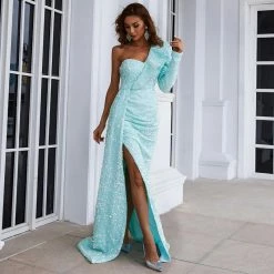 LORETA Lumi Evening Gown (Sky Blue) Clothing