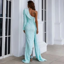 LORETA Lumi Evening Gown (Sky Blue) Clothing