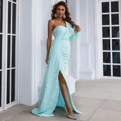LORETA Lumi Evening Gown (Sky Blue) Clothing