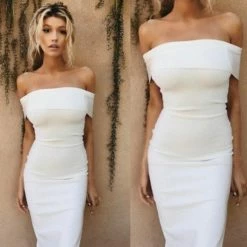 LORETA Trix Dress | White