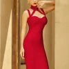 LORETA Abel Dress (Red) Clothing 1 LORETA Abel Dress (Red) Clothing