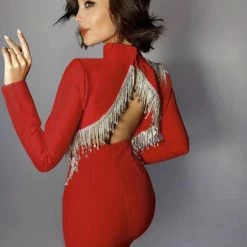 LORETA Clothing Crystal Fuchsia (Red)