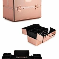 LORETA Beauty Case - Rose Gold 24HR OVERNIGHT COLLECTION