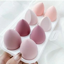 LORETA 8pcs Beauty Sponge Blender (Boxed) 24HR OVERNIGHT COLLECTION