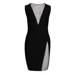 LORETA Maja Crystal Mesh Dress Clothing 9 LORETA Maja Crystal Mesh Dress Clothing
