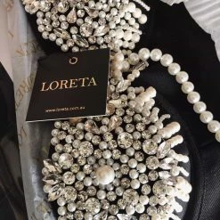 LORETA Helena Crystal Pearl Dress 10 LORETA Helena Crystal Pearl Dress