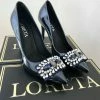 LORETA Midnight Crystal Shoes 24HR OVERNIGHT COLLECTION