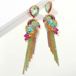 LORETA Flamingo Earrings (Rainbow) 24HR OVERNIGHT COLLECTION