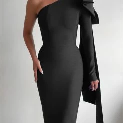 LORETA Black Bow Dress (PRE-ORDER)