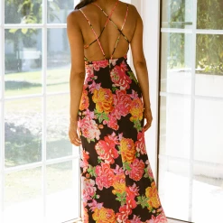 LORETA Sally Floral Maxi Dress Clothing