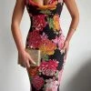 LORETA Sally Floral Maxi Dress Clothing