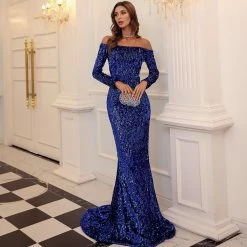 LORETA Leila Gown (Blue) Clothing