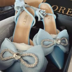 LORETA Sky Blue Pumps 24HR OVERNIGHT COLLECTION