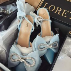 LORETA Sky Blue Pumps 24HR OVERNIGHT COLLECTION