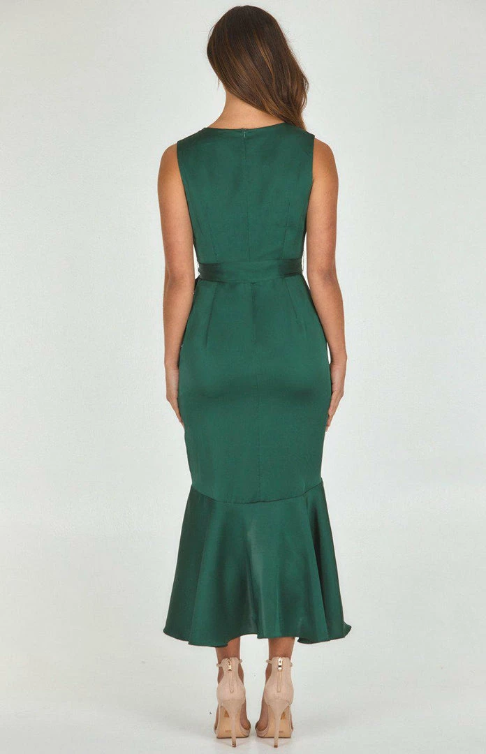 LORETA Clothing Midi Date Night Dress (Emerald) 6 LORETA Clothing Midi Date Night Dress (Emerald)