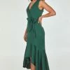LORETA Clothing Midi Date Night Dress (Emerald) 2 LORETA Clothing Midi Date Night Dress (Emerald)