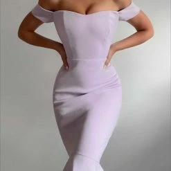 LORETA Clothing Titanic Dress - Lilac