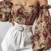 LORETA Ella Floral Bodysuit Clothing