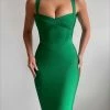 LORETA Green Angel Dress