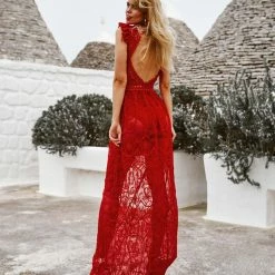 LORETA Adele Dress | Red Clothing