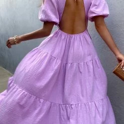 LORETA Emma Dress - Lavender Clothing