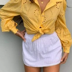 LORETA Clothing Phoebe Blouse/Shirt (Mango)