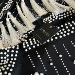 LORETA Pearl Midi Dress Clothing