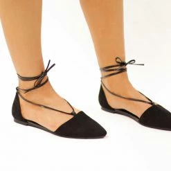 LORETA 24HR OVERNIGHT COLLECTION Jenna: Lace Up Flats