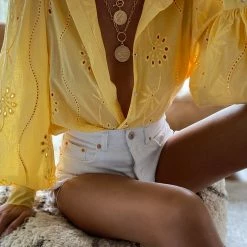 LORETA Clothing Phoebe Blouse/Shirt (Mango)