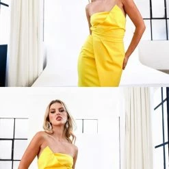 LORETA Just Got Paid Dress - Yellow Clothing
