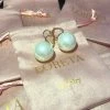 LORETA Simple Gold Pearl Earrings